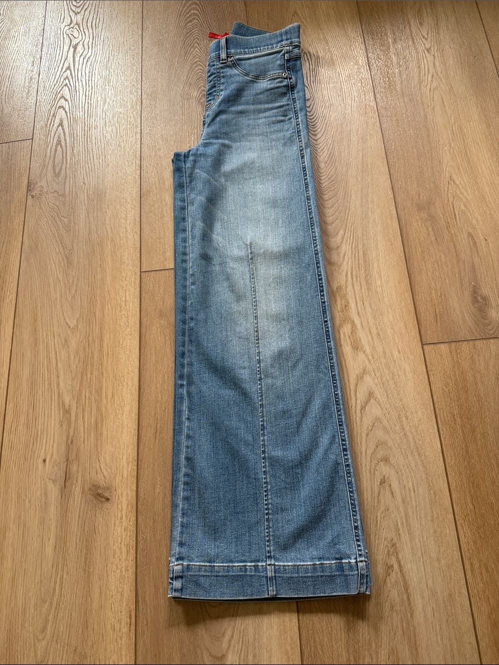 Spankx Wide Leg Light Blue Jeans Size XS